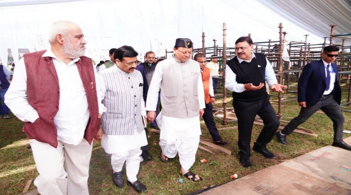 एफआरआई में रजत जयंती समारोह की तैयारियों का सीएम धामी ने किया निरीक्षण