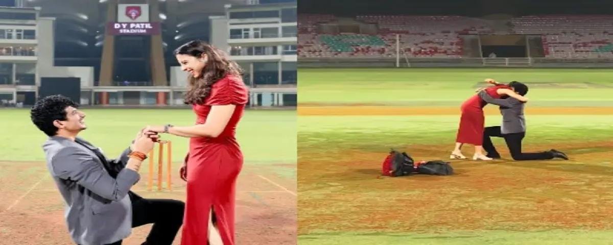 पलाश मुच्छल ने स्टेडियम में Smriti Mandhana को घुटनों पर बैठकर किया प्रपोज, वीडियो वायरल