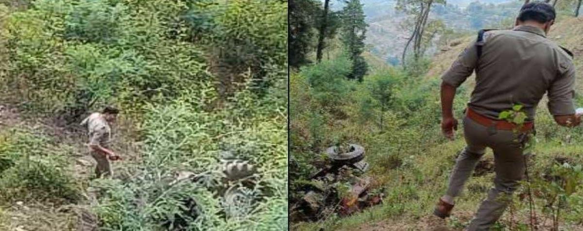 अल्मोड़ा सड़क हादसा: गहरी खाई में गिरी ट्रैक्टर ट्रॉली, दो युवकों की दर्दनाक मौत