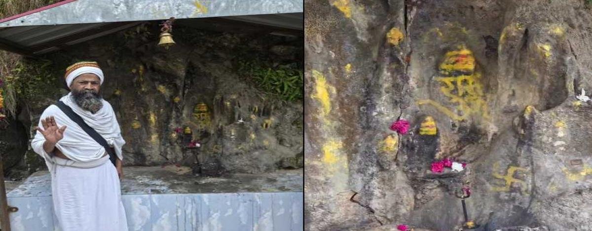रुद्रप्रयाग के कंडारा गांव में शिला पर दिखीं शिव परिवार की आकृतियां? श्रद्धालुओं की बढ़ी भीड़