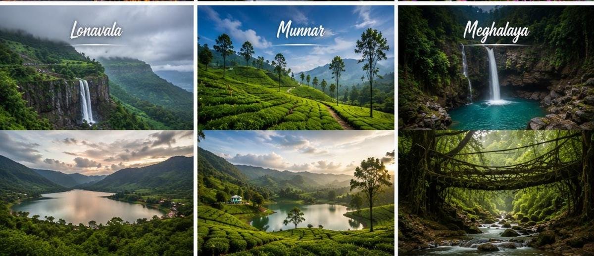 मानसून में घूमने का बना रहे हैं प्लान? भारत की इन खूबसूरत जगहों को ज़रूर करें एक्सप्लोर