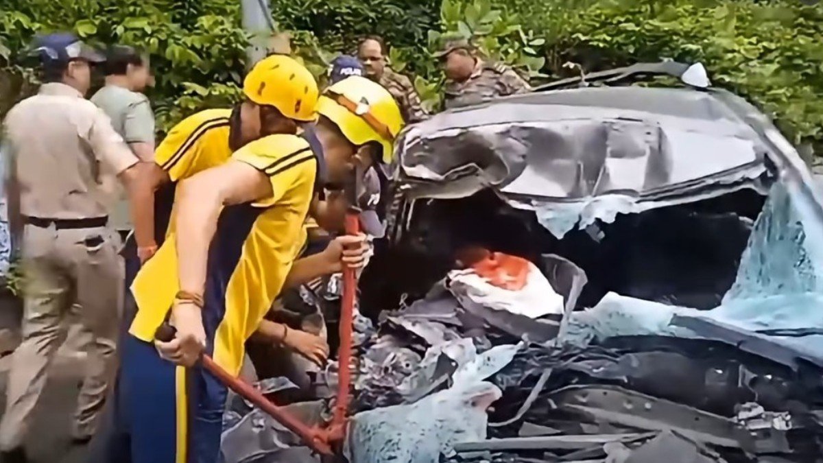 ऋषिकेश-बद्रीनाथ हाईवे पर मालकुंठी के पास दर्दनाक हादसा, श्रीनगर निवासी भाई बहन की गई जान
