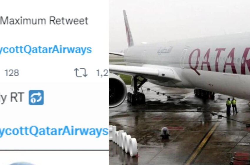  #BycottQatarAirways वाले ट्वीट पर Qatar Airways का जबरदस्त रिप्लाई, यूजर ने भी ऐसी प्रतिक्रिया | Nation One