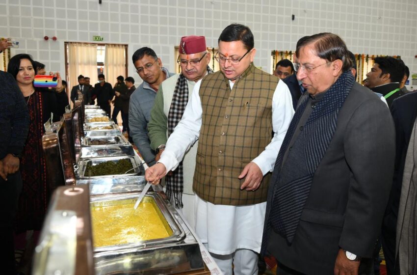  Uttarakhand मिलेट्स भोज में पहुंचे CM धामी, स्टॉलों का किया निरीक्षण | Nation One
