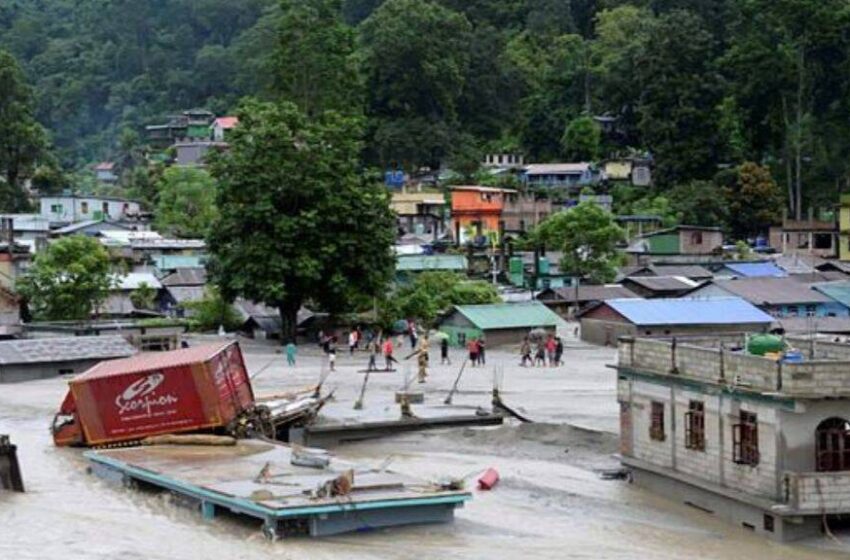  Sikkim Floods : सिक्किम में बाढ़ का कहर, अब तक 14 का मौत, 102 लापता | Nation One